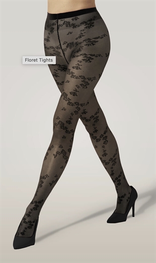 Wolford - Floret Tights Black